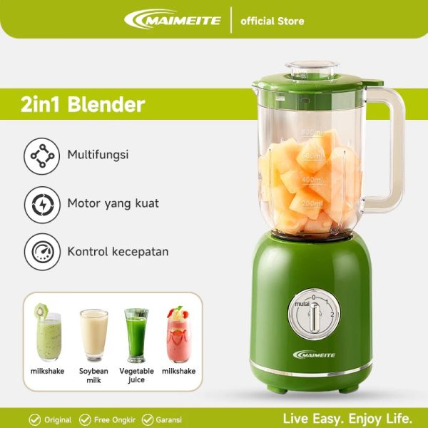 Blender Bumbu Daging Buah Multifungsi 3 in 1 Desain Retro Food Cooper - Image 2