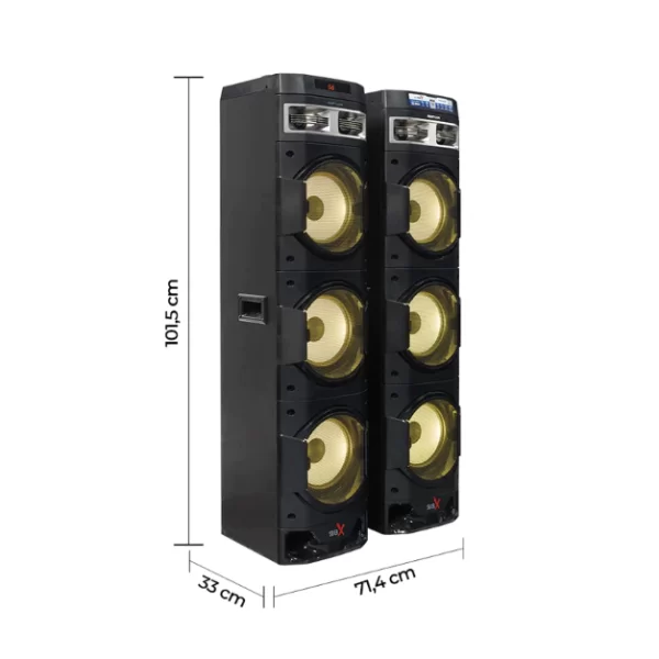 SPEAKER POLYTRON PAS 10DF38 PAS10DF38 STEREO XBR WOOFER BLUETOOTH BASS AUDIO CONNECT SMARTPHONE CONTROL - Image 2